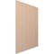 Ekena Millwork 94H x 3/8T Adjustable Wood Slat Wall Panel Kit w/ 2W Slats, Alder contains 22 Slats SWW66X94X0375AL - alternate 6